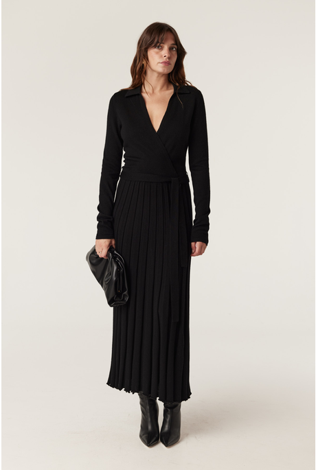 HOLLAND MERINO DRESS (BLACK)