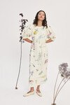 COURT MIDI DRESS (CREAM) 