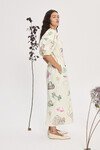 COURT MIDI DRESS (CREAM) 