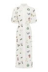 PLAY EMBROIDERED SHIRTDRESS (CREAM)
