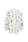 PLAY EMBROIDERED SHIRT (CREAM)