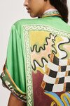 LUCKY PACE SILK SHIRT (MULTI) 