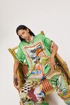 LUCKY PACE SILK PANT (MULTI) | PRE ORDER