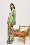 LUCKY PACE SILK PANT (MULTI) | PRE ORDER