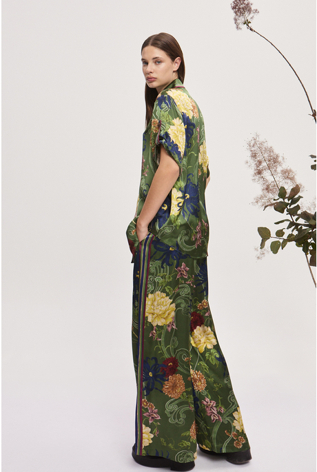 AVERY SILK PANT (GREEN)