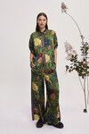 AVERY SILK SHIRT (GREEN) 