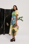 AVERY SPLICED MIDI DRESS (MULTI)