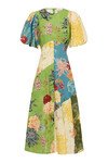 AVERY SPLICED MIDI DRESS (MULTI)