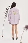 LUCKY PACE EMBELLISHED SHIRT (STRIPE) | PRE ORDER
