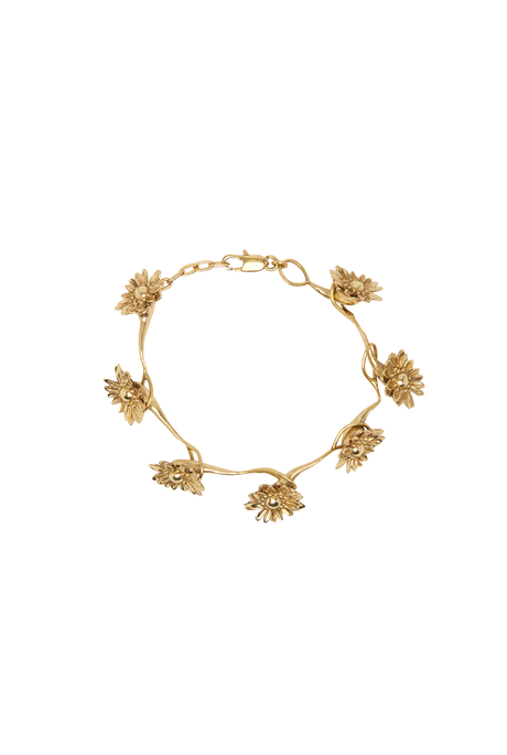 TEAM SPIRIT DAISY CHAIN BRACELET (GOLD)