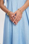 TEAM SPIRIT DAISY CHAIN BRACELET (GOLD)