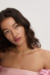 TEAM SPIRIT DAISY CHAIN NECKLACE (GOLD) 