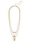 TEAM SPIRIT CHAIN CHARM NECKLACE (GOLD) 