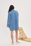 STEPHI DENIM MINI DRESS (LIGHT INDIGO) | PRE ORDER