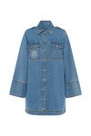 STEPHI DENIM MINI DRESS (LIGHT INDIGO) | PRE ORDER