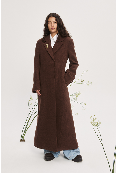 COURT COAT (CHOCOLATE) | PRE ORDER