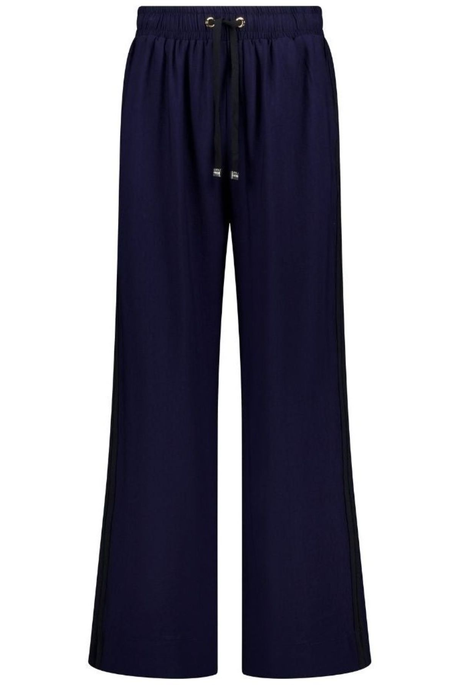 INDIANNA WIDE LEG PANT (NAVY/BLACK STRIPE)