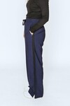 INDIANNA WIDE LEG PANT (NAVY/BLACK STRIPE)