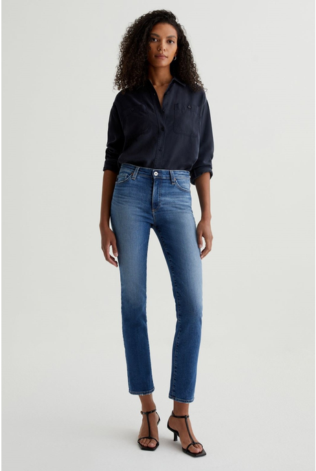 MARI MID RISE SLIM STRAIGHT JEAN (OCEANSIDE)