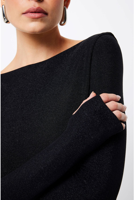 INTERMISSION LONG SLEEVE TOP (BLACK)