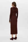 MAI LONG SLEEVE DRESS (ALMANDINE) 