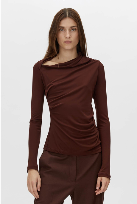 MAI LONG SLEEVE TOP (ALMANDINE) 