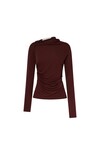 MAI LONG SLEEVE TOP (ALMANDINE) 