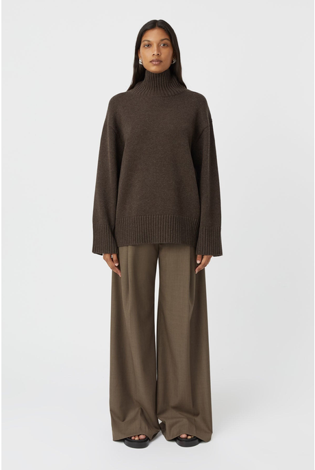 ROMEO 2.0 FUNNEL NECK (CHOCOLATE MELANGE)