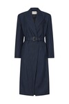 CLEMENCE BLAZER COAT (NAVY PINSTRIPE) 