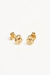 CRYSTAL LOTUS EARRINGS (18K GOLD VERMEIL)