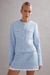 TWIGGY JACKET (BLUE TWEED)