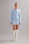 TWIGGY JACKET (BLUE TWEED)