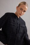 TWIGGY JACKET (BLACK TWEED)