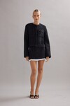 TWIGGY JACKET (BLACK TWEED)