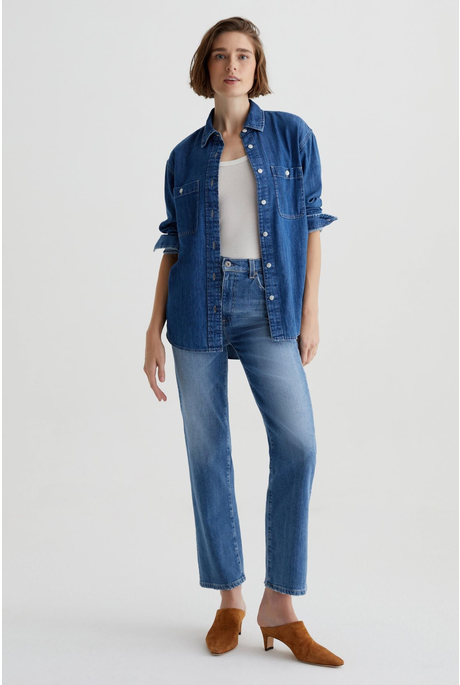BRINLEY MID RISE STRAIGHT JEANS (IRIS)