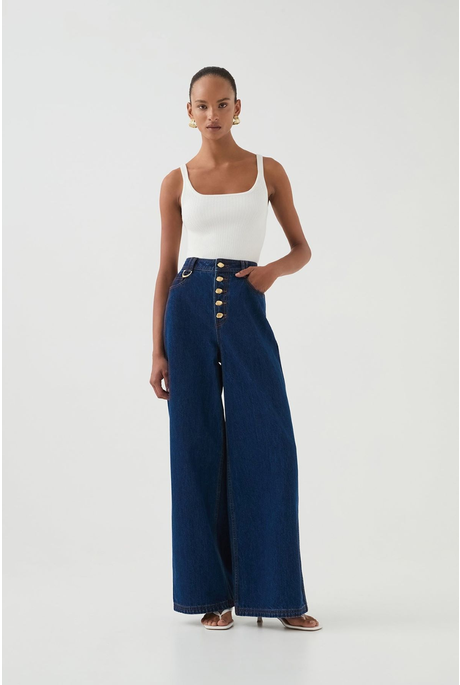 CARMEN DENIM JEANS (WASHED INDIGO)
