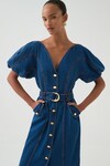 HARPER DENIM MIDI DRESS (CLASSIC WASH)