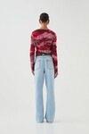 FLORA MESH TOP (PRISMATIC FLORAL RED)