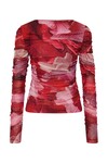 FLORA MESH TOP (PRISMATIC FLORAL RED)