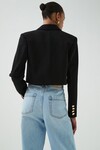 AMBRIEL CROPPED BLAZER (BLACK)