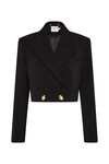 AMBRIEL CROPPED BLAZER (BLACK)