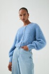 CELINE FLUFFY CARDIGAN (BLUE SKY)