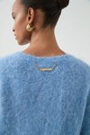 CELINE FLUFFY CARDIGAN (BLUE SKY)