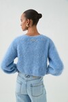 CELINE FLUFFY CARDIGAN (BLUE SKY)