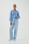CELINE FLUFFY CARDIGAN (BLUE SKY)