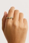 PROTECTION OF EYE TOPAZ (18K GOLD VERMEIL)