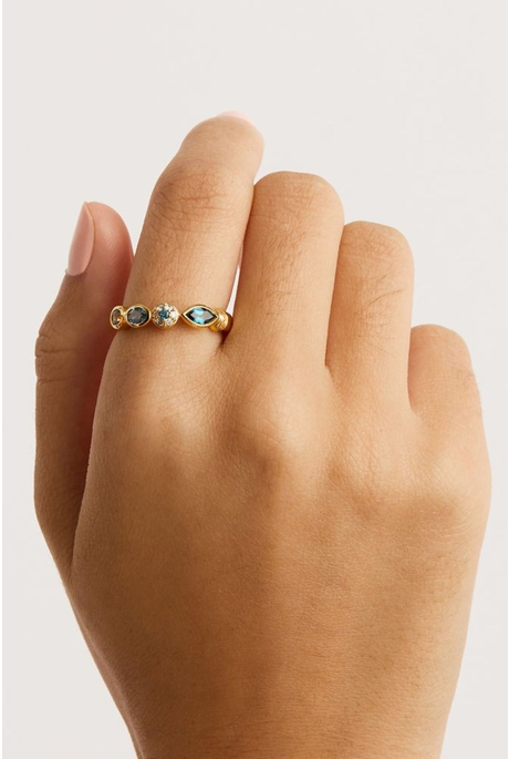 PROTECTION OF EYE TOPAZ (18K GOLD VERMEIL)