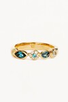 PROTECTION OF EYE TOPAZ (18K GOLD VERMEIL)