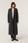 AVA MERINO KNIT COAT (CHARCOAL)