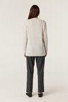 CASHWOOL V JUMPER (GREY MARLE)
